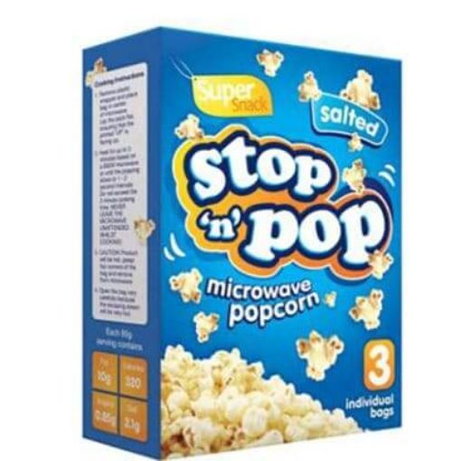 Picture of Stop n Pop Salty Microwave Popcorn 3s