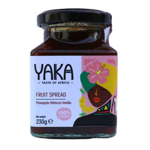 Picture of Yaka Fruit Spread Pineapple Hibiscus Vanilla 230g