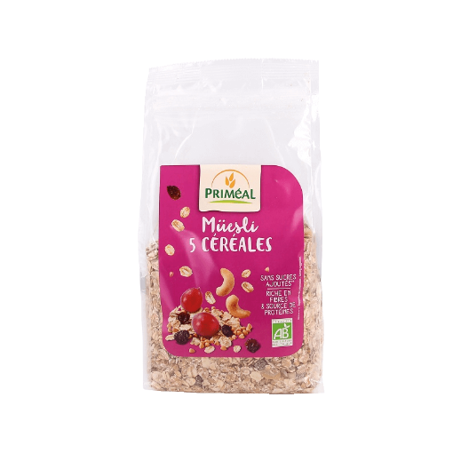 Picture of Primeal Organic Muesli With 5 Cereals 500g