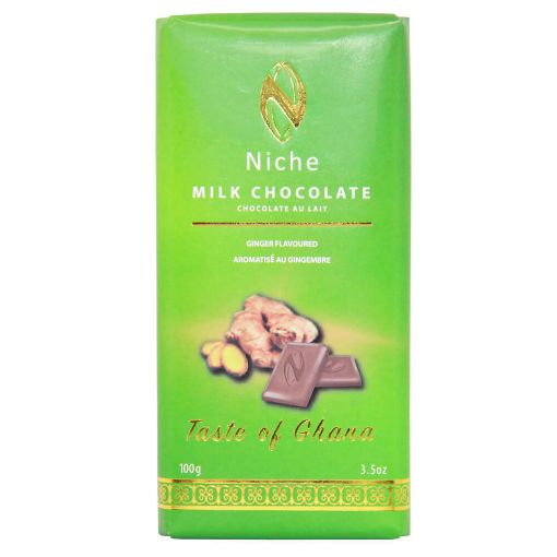 Picture of Niche Milk Chocolate Ginger 100g