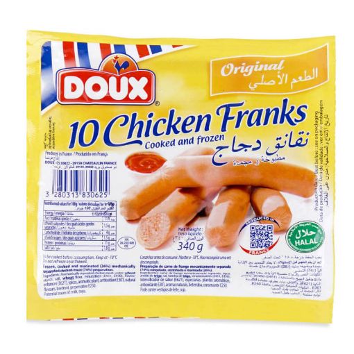 Picture of Doux Chicken Franks 10s 340g