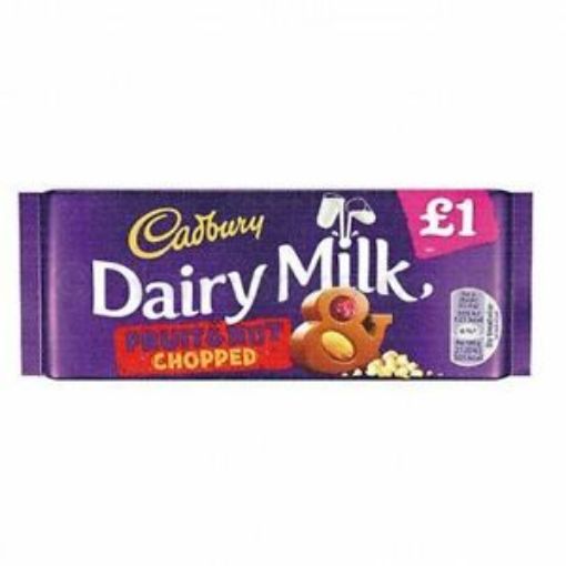 Picture of Cadbury Dairy Chocolate Fruit & Nut Chopped 95g