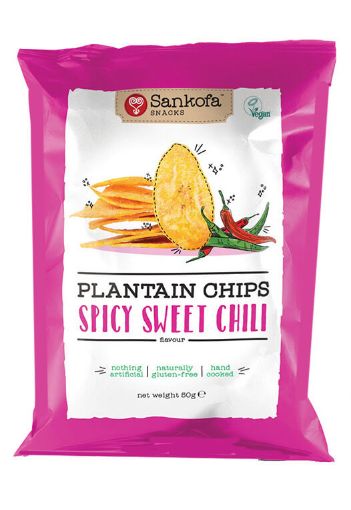 Picture of Sankofa Plantain Chips Spicy Sweet Chili 56g