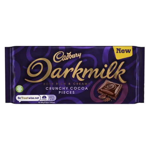 Picture of Cadbury Darkmilk Crunchy Cocoa Pieces 85g