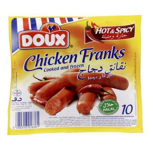Picture of Doux Chicken Franks Hot & Spicy 340g