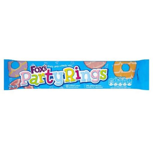 Picture of Foxs Party Rings 125g