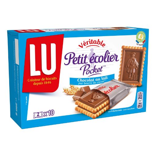 Picture of Lu Petit Ecolier Pocket Choco Lait Bis 250g
