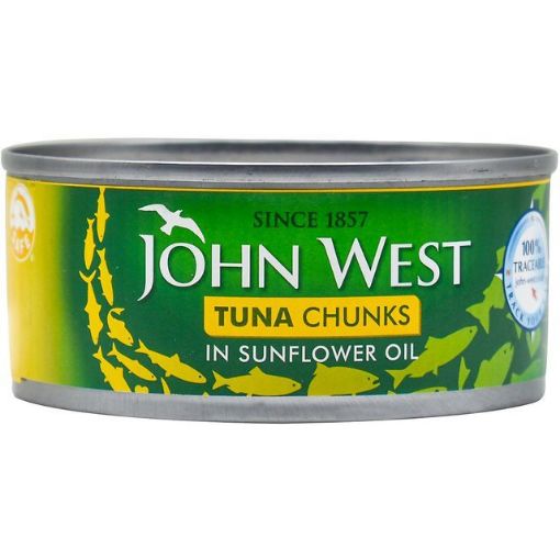 Picture of John West Tuna Chunks In Sunflower Oil 145g