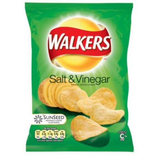 Picture of Walkers Crisps Salt & Vinegar 34.5g