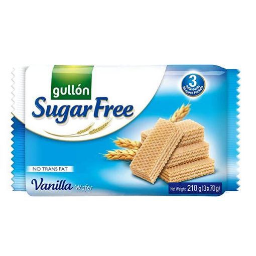 Picture of Gullon Vanilla Wafer  Sugar Free 210g