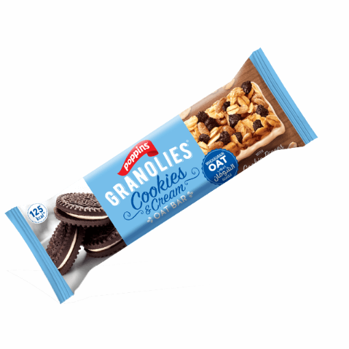 Picture of Poppins Oat Bar Cookies Cream 30g