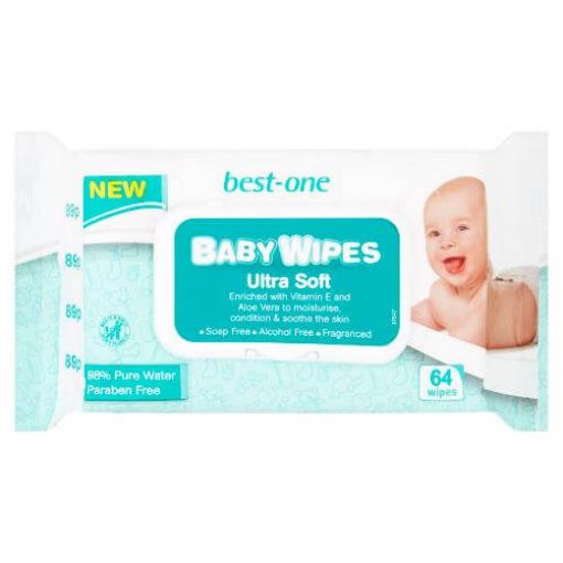 Picture of Best-One Baby Wipes Ultra Soft 64s