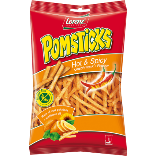 Picture of Lorenz Pomsticks Hot&Spicy 85g