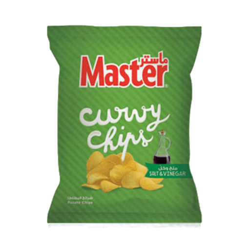 Picture of Master Chips Curvy Salt&Vinegar 34g