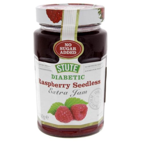 Picture of Stute Jam Xtra Diabetic Raspberry Seedless 430g