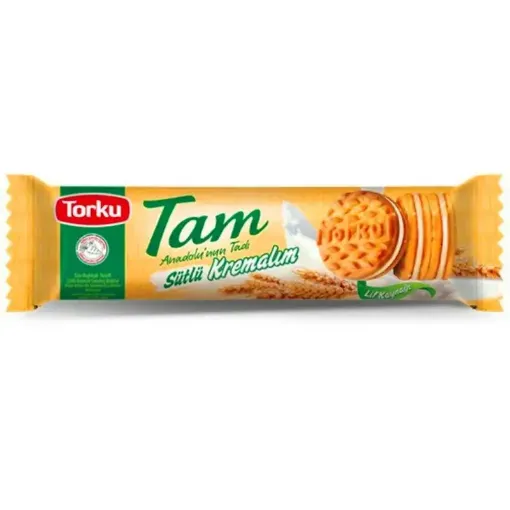 Picture of Torku Tam Cocoa Sandwich Biscuit Milk Cream 83g