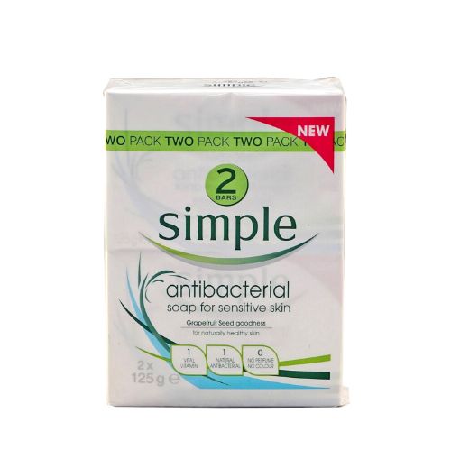 Picture of Simple Soap Twin Antibacterial 125g 125g