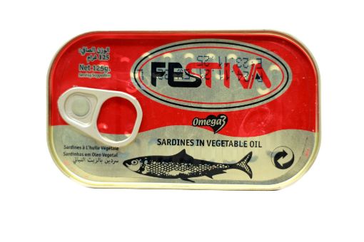 Picture of Festina Sardines In Vegitable Oil 125g