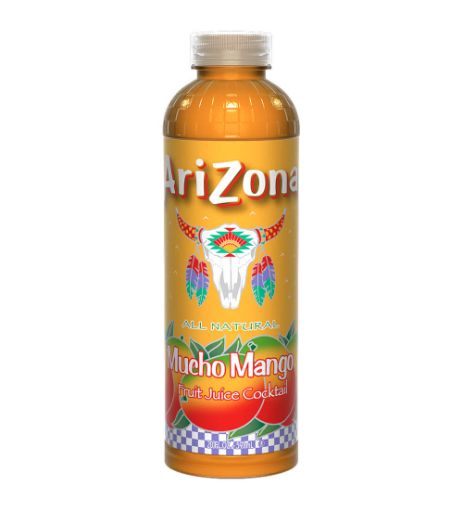 Picture of Arizona Mucho Mango Juice 20 Oz