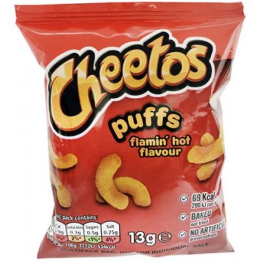 Picture of Cheetos Puffs Flamin Hot 13g