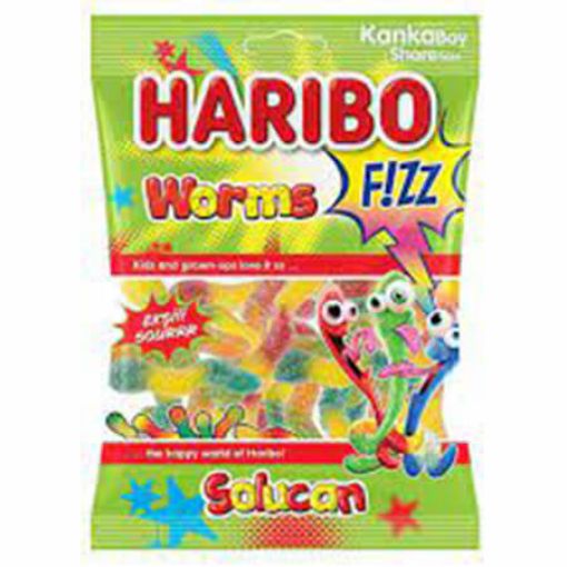 Picture of Haribo Worms Fizz 70g