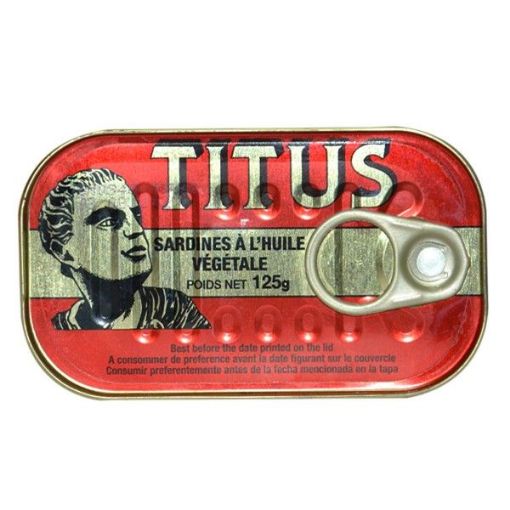 Picture of Titus Sardines in Vegetable Oil 125g