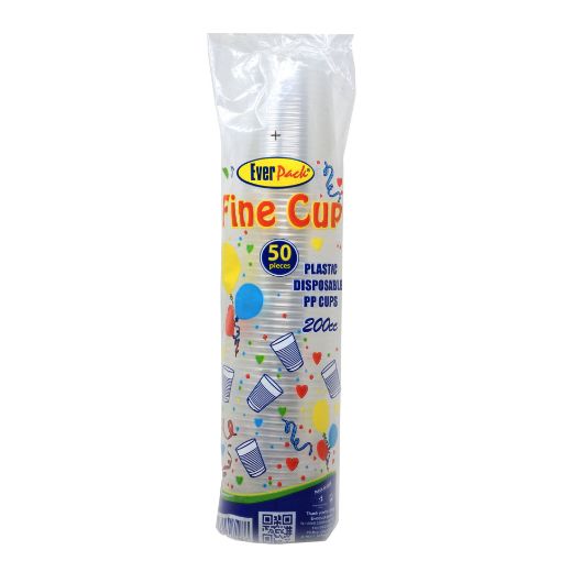 Picture of Everpack Fine Plastic Cups 200cc 50s
