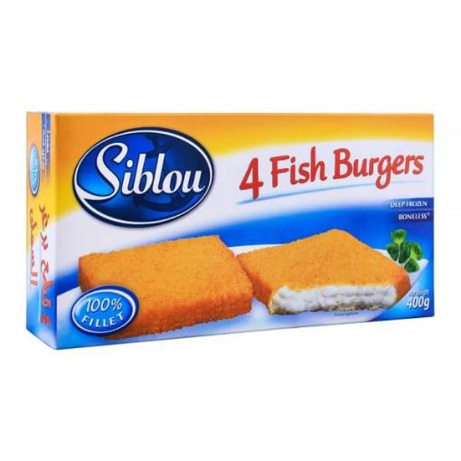 Picture of Siblou 4 Fish Burgers 400g