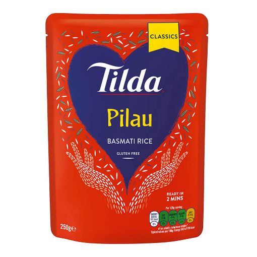 Picture of Tilda Steamed Pilau Basmati Rice 250g