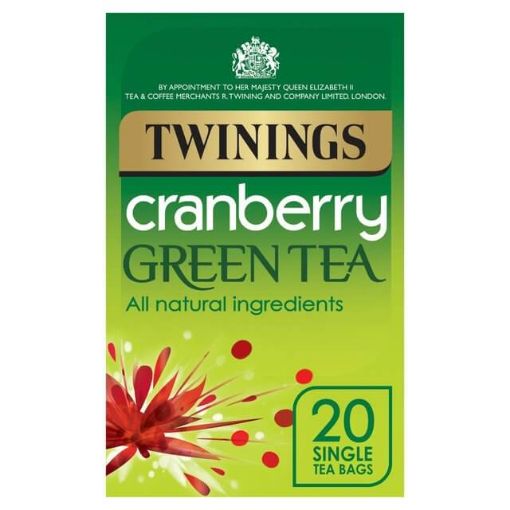 Picture of Twinings Green Tea With Cranberry 20s