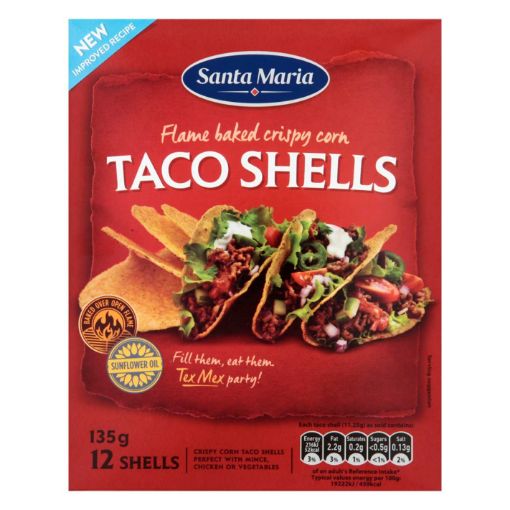 Picture of Santa Maria Taco Shells 135g