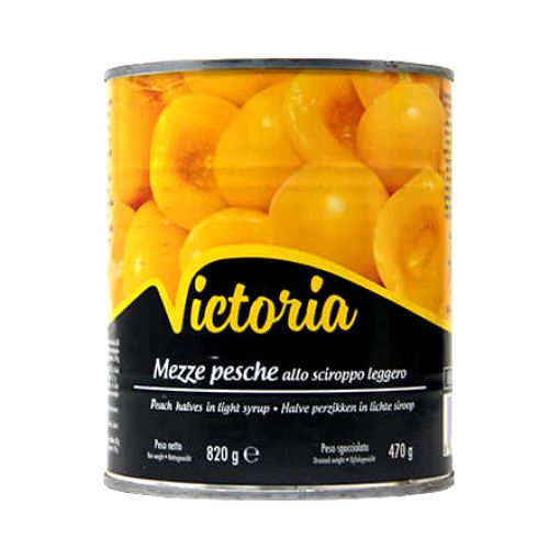 Picture of Victoria Peach Halves In Light Syrup Can 820g