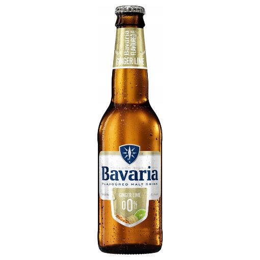Picture of Bavaria 0.0% Ginger & Lime Bottle 330ml