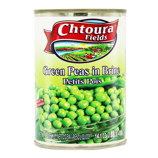 Picture of Chtoura Fields Green Peas In Brine 400g