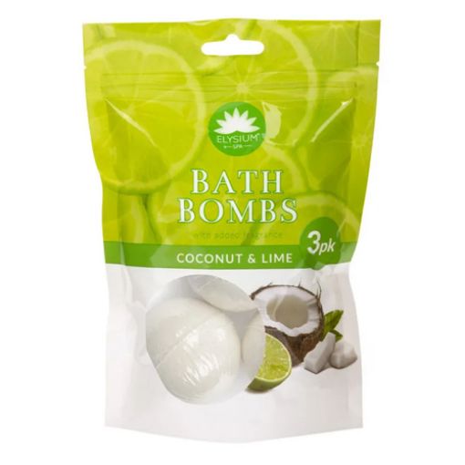 Picture of Elysium Coconut & Lime Spa Bath Bombs 3s