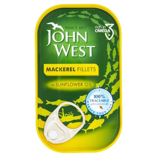 Picture of John West Mackerel Fillet in Sunflower Oil 125g
