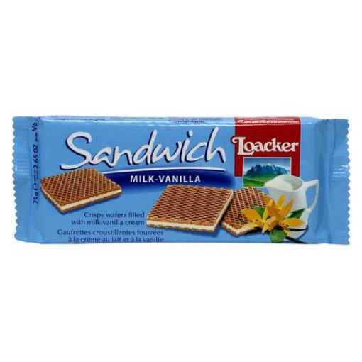Picture of Loacker Milk Vanilla Sandwich 25g