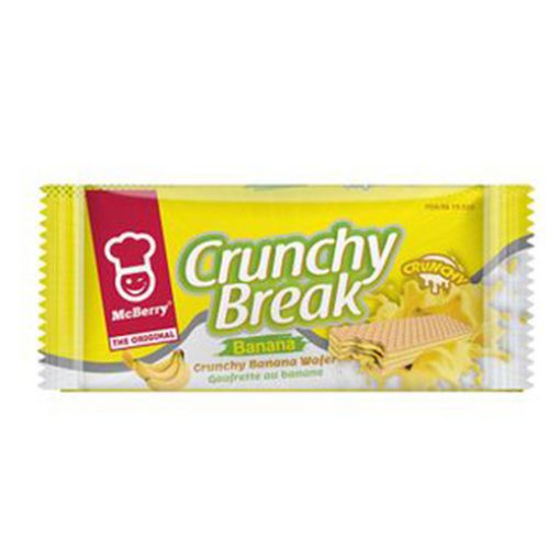 Picture of McBerry Crunchy Break Banana Wafer 21g