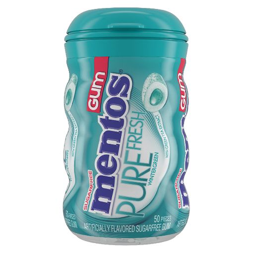 Picture of Mentos Gum Pure Fresh Wintergreen Bottle 35s