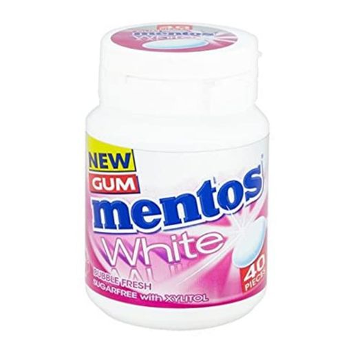 Picture of Mentos White Gum Bottle Bubblefresh 60g