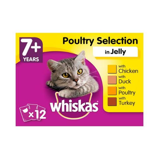 Picture of Whiskas Pch Poultry Selec.Jelly 7+Yrs 100g