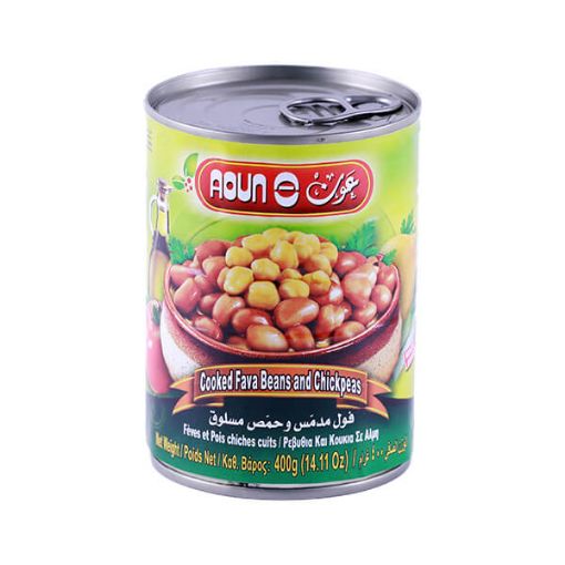 Picture of Aoun Cooked Fava Beans & Chickpeas 400g