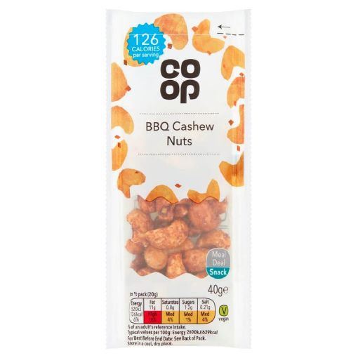 Picture of Co Op BBQ Baked Cashew 40g