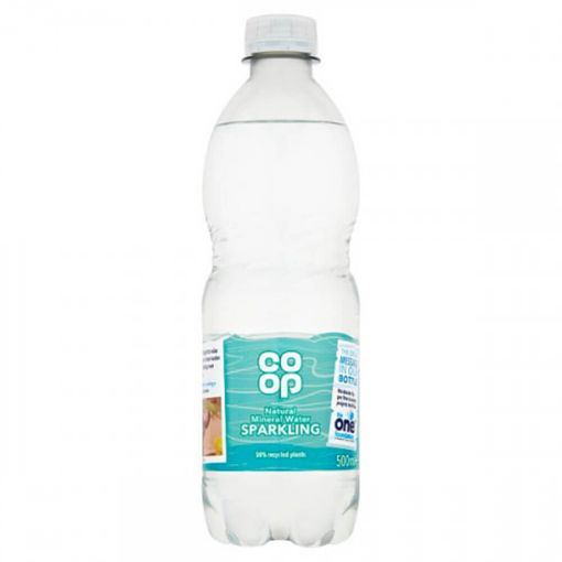 Picture of Co Op Natural Mineral Water Sparkling 500ml