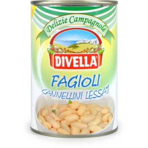 Picture of Divella Fagioli Cannellini Lessati Beans 400g