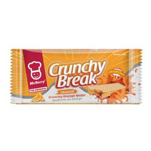 Picture of McBerry Crunchy Break Orange Wafer 21g