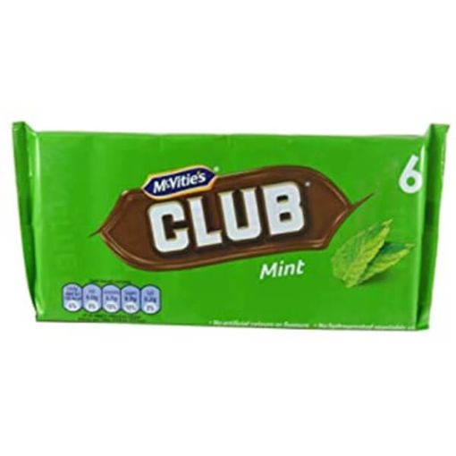 Picture of Mcvities Club Mint Biscuits 6s 132g