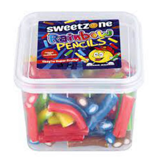 Picture of Sweetzone Rainbow Pencils Resealable 180g