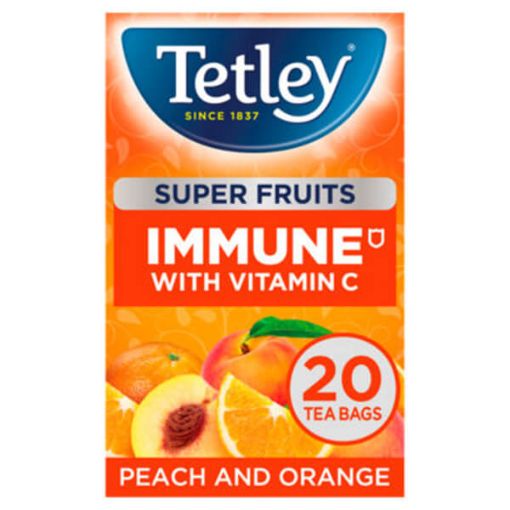Picture of Tetley Tea Peach/Orange 20s 40g