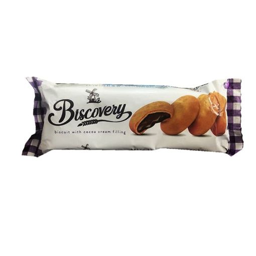 Picture of Bifa Biscovery Biscuits with milky cocoa fill. 60g
